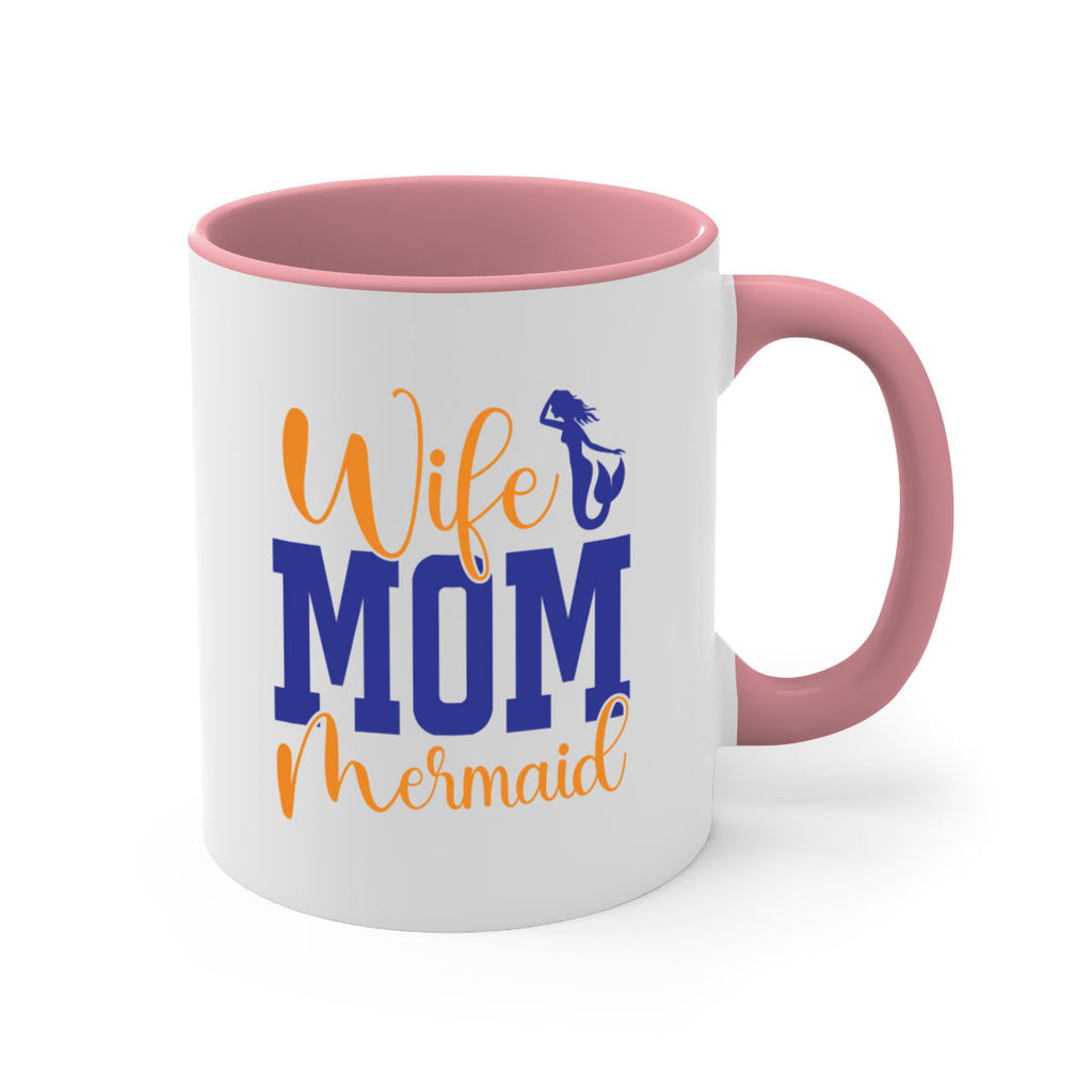 Wife Mom Mermaid 668#- mermaid-Mug / Coffee Cup