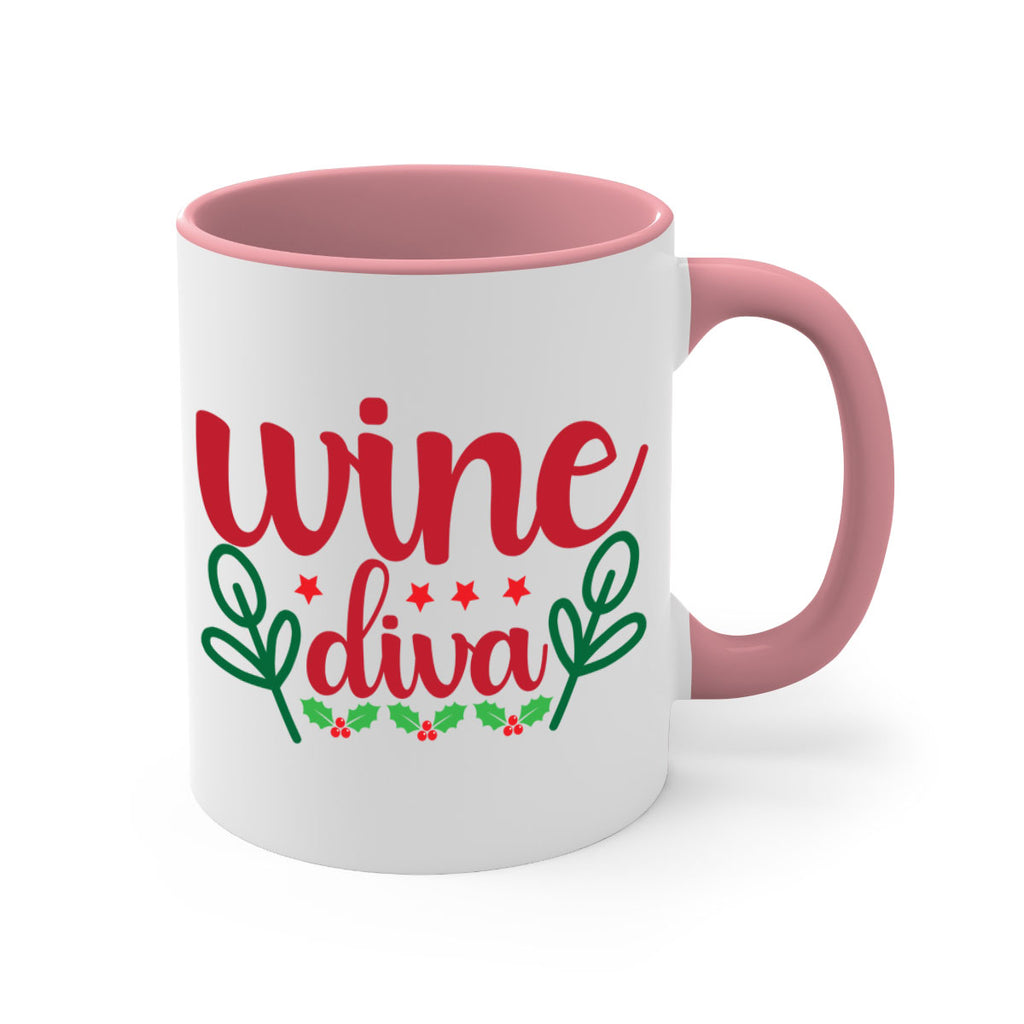 Wine Diva 482#- winter-Mug / Coffee Cup