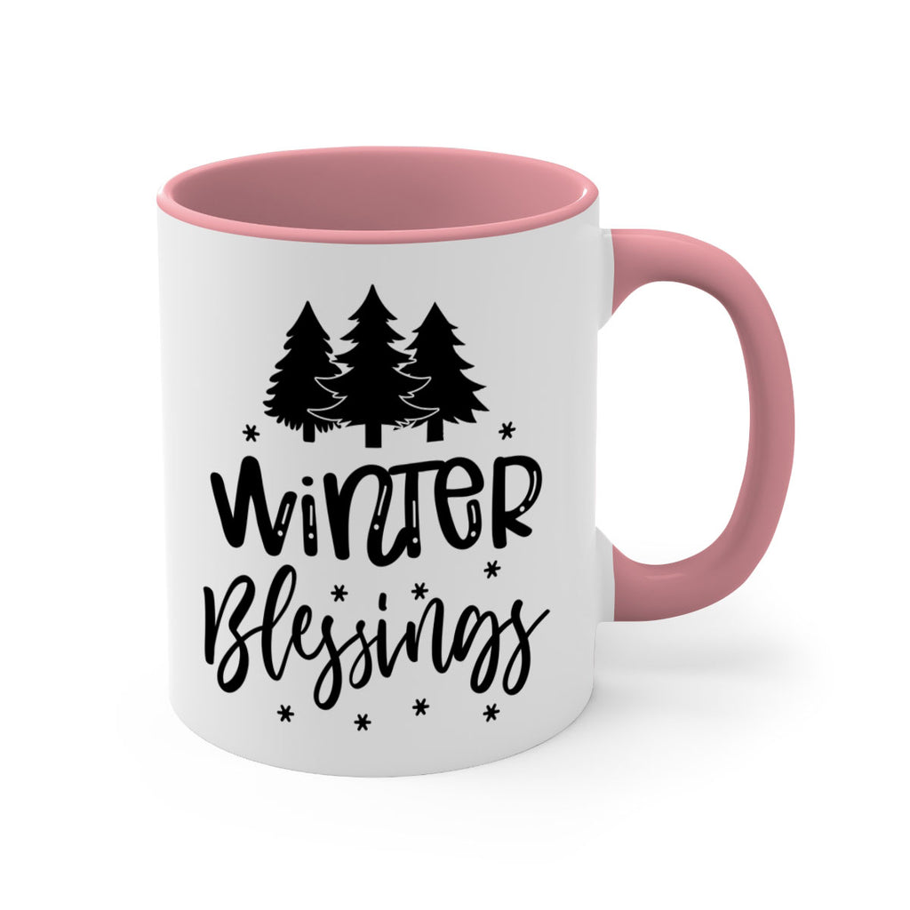 Winter Blessings 489#- winter-Mug / Coffee Cup