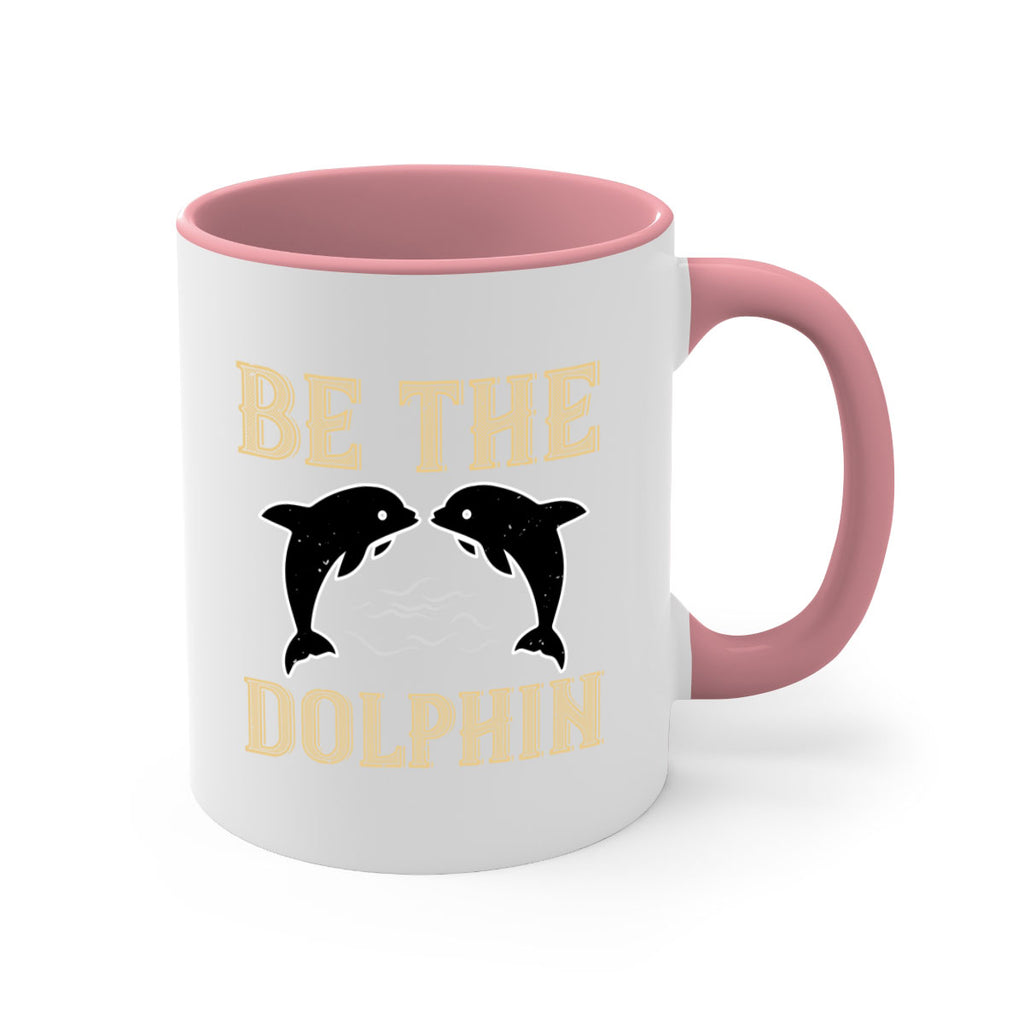 be the dolphin 1428#- swimming-Mug / Coffee Cup