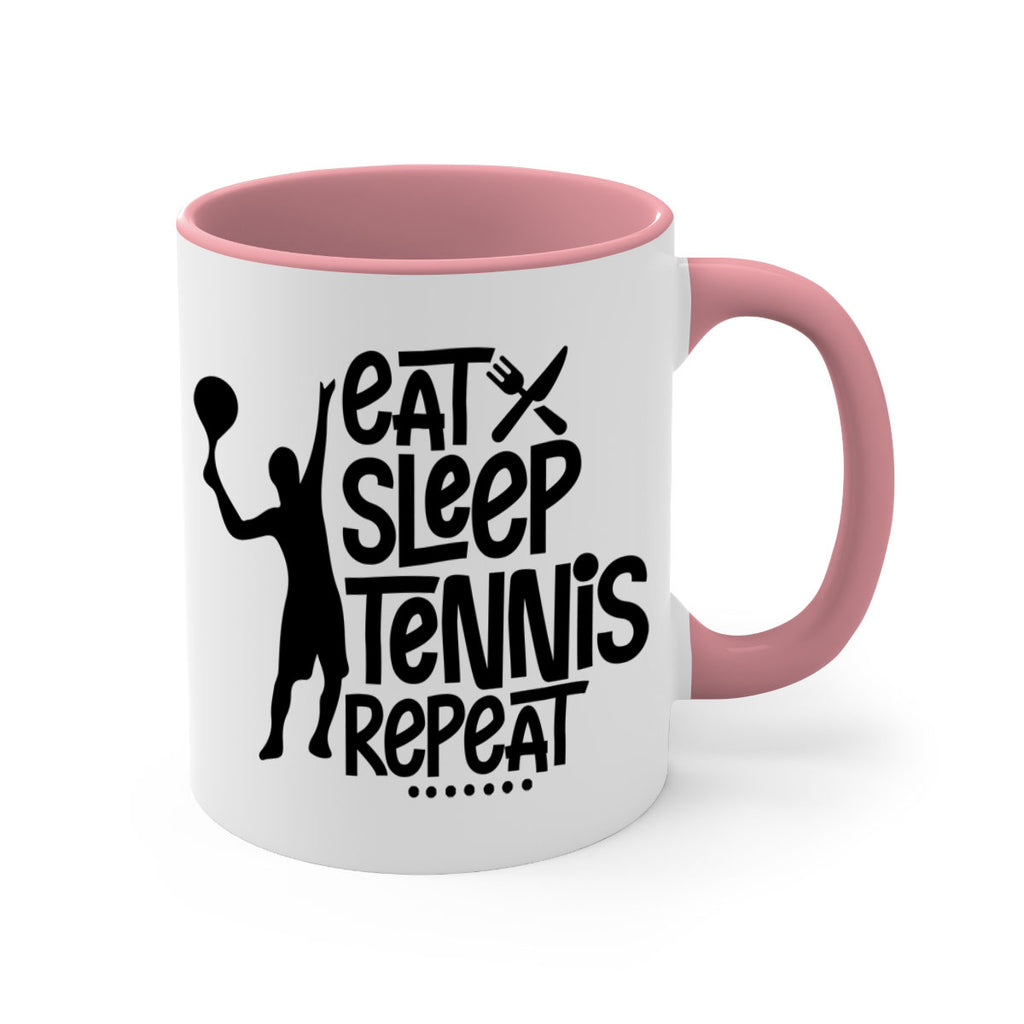 eat sleep Tennis repeat 1308#- tennis-Mug / Coffee Cup