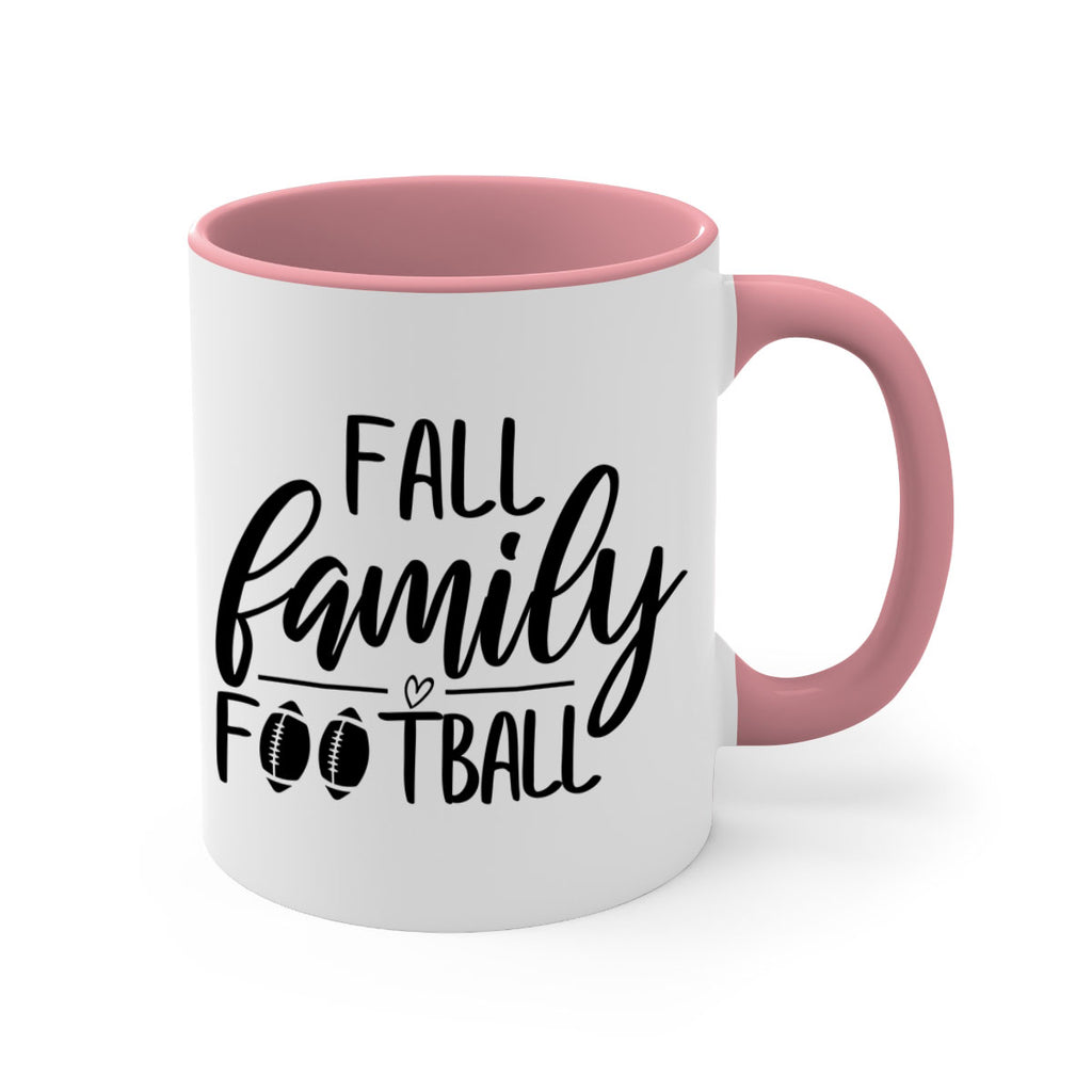 fall family football 100#- fall-Mug / Coffee Cup