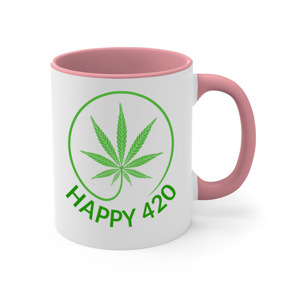 happy 420 100#- marijuana-Mug / Coffee Cup