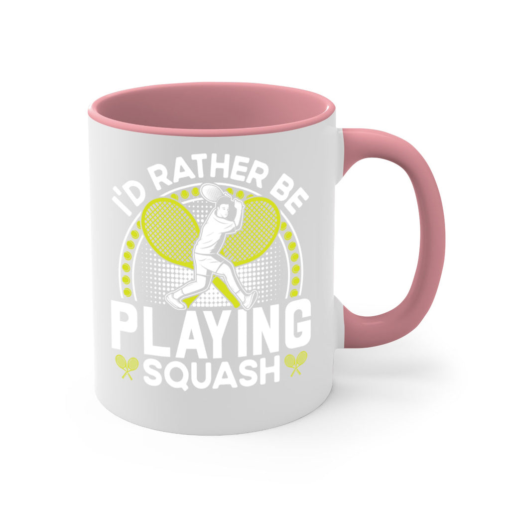 id rather be playing squash 580#- tennis-Mug / Coffee Cup