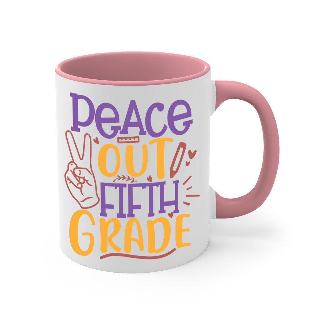 peace out 5th grade 1#- 5th grade-Mug / Coffee Cup