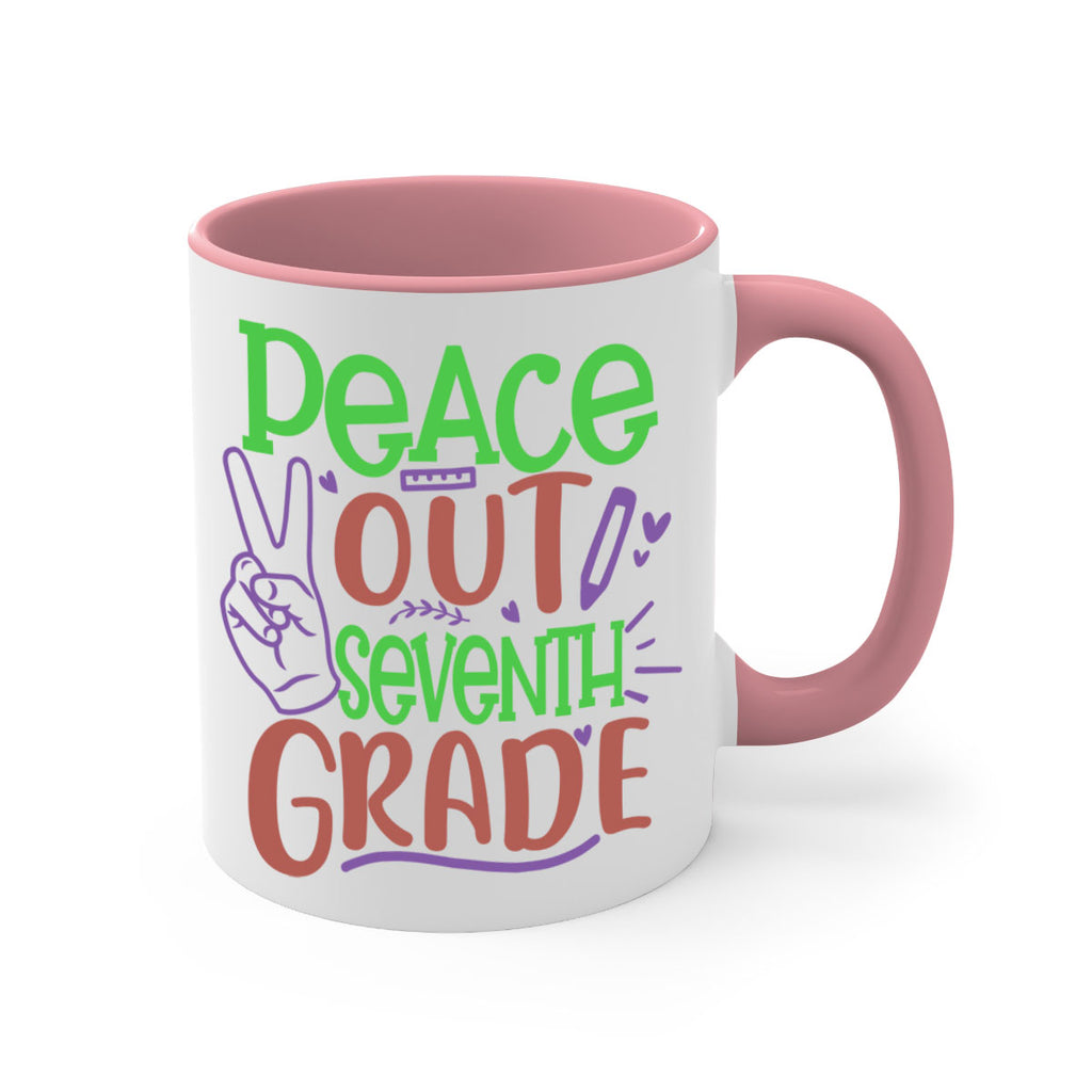 peace out 7th grade 2#- 7th grade-Mug / Coffee Cup