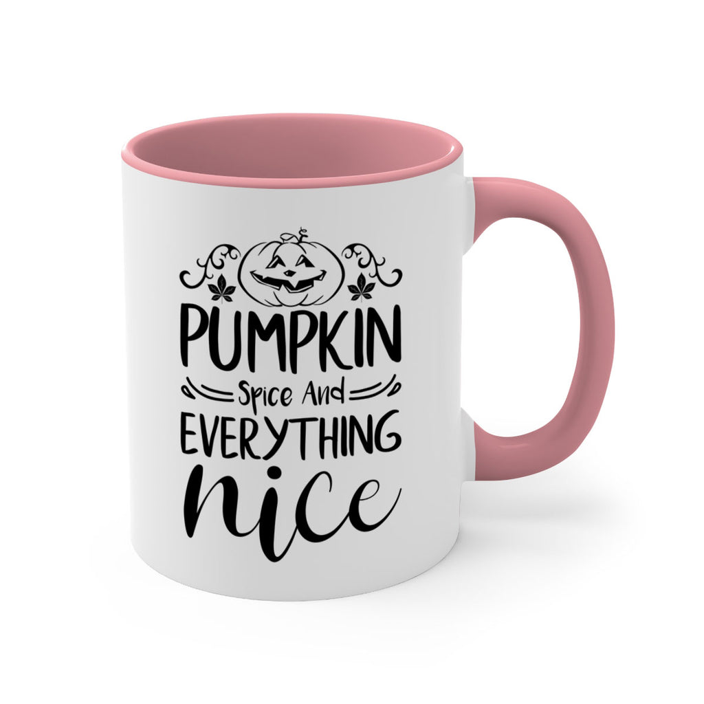 pumpkin spice and everything nice 542#- fall-Mug / Coffee Cup