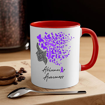 Alzheimers Awareness Shirt Alzheimers Purple Butterflies 24#- alzheimers-Mug / Coffee Cup