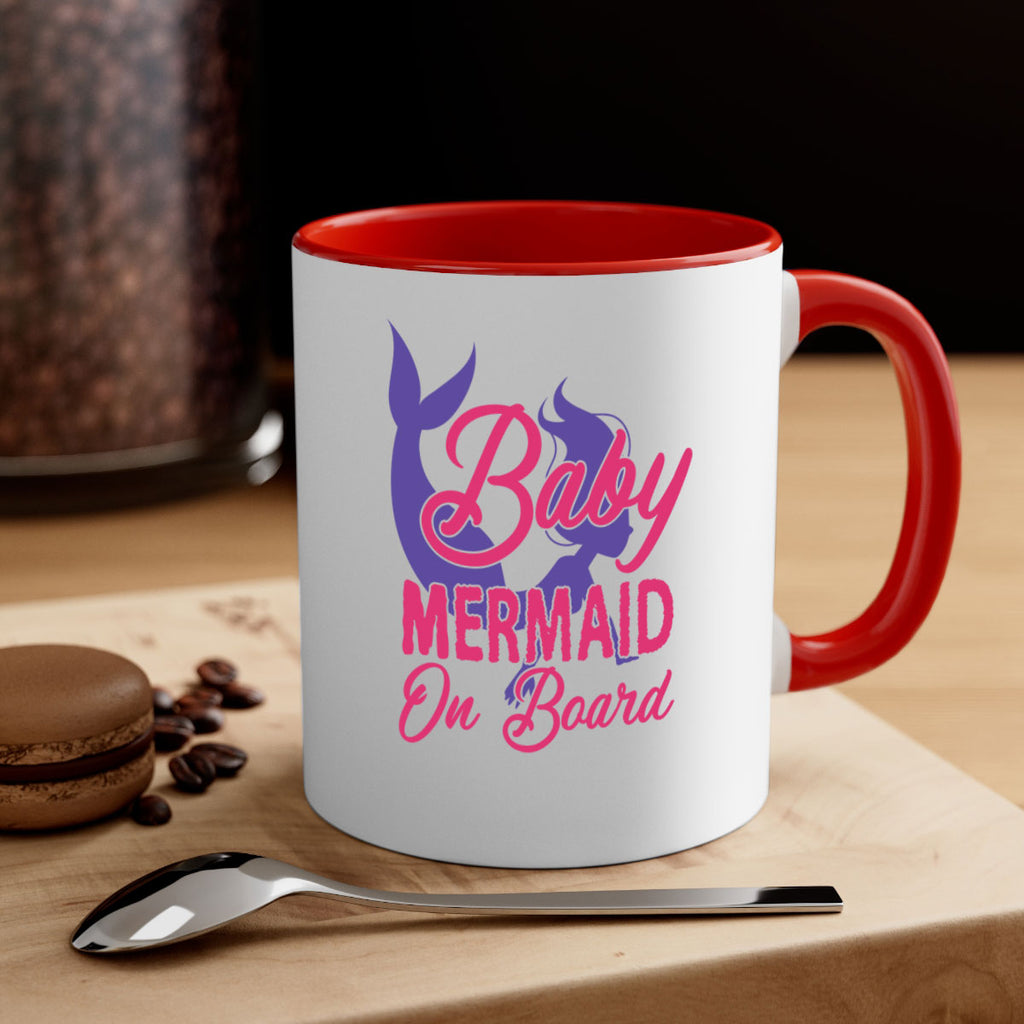 Baby Mermaid On Board 24#- mermaid-Mug / Coffee Cup