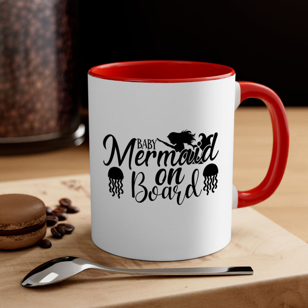 Baby Mermaid On Board 26#- mermaid-Mug / Coffee Cup