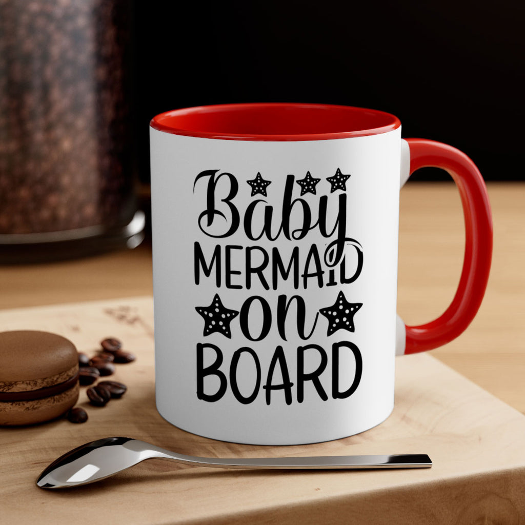 Baby Mermaid On Board 32#- mermaid-Mug / Coffee Cup