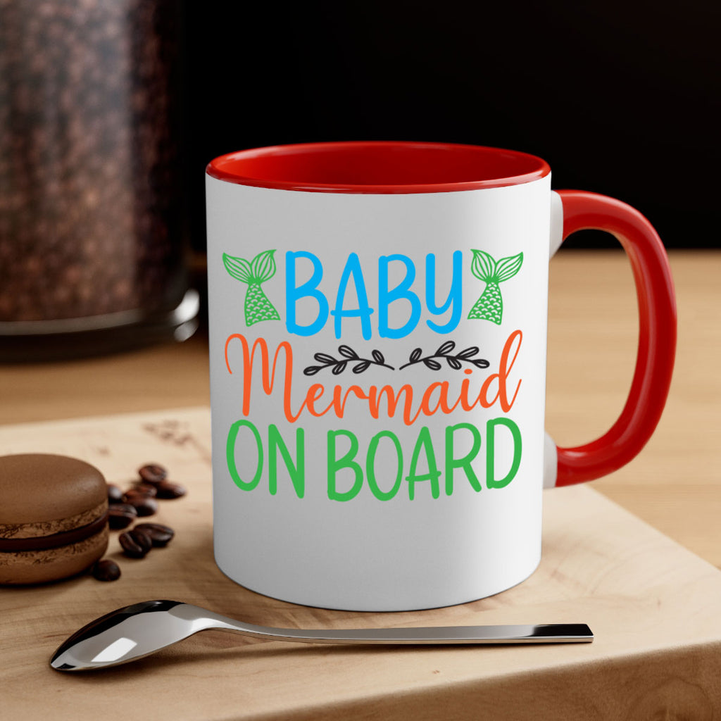 Baby Mermaid On Board 33#- mermaid-Mug / Coffee Cup