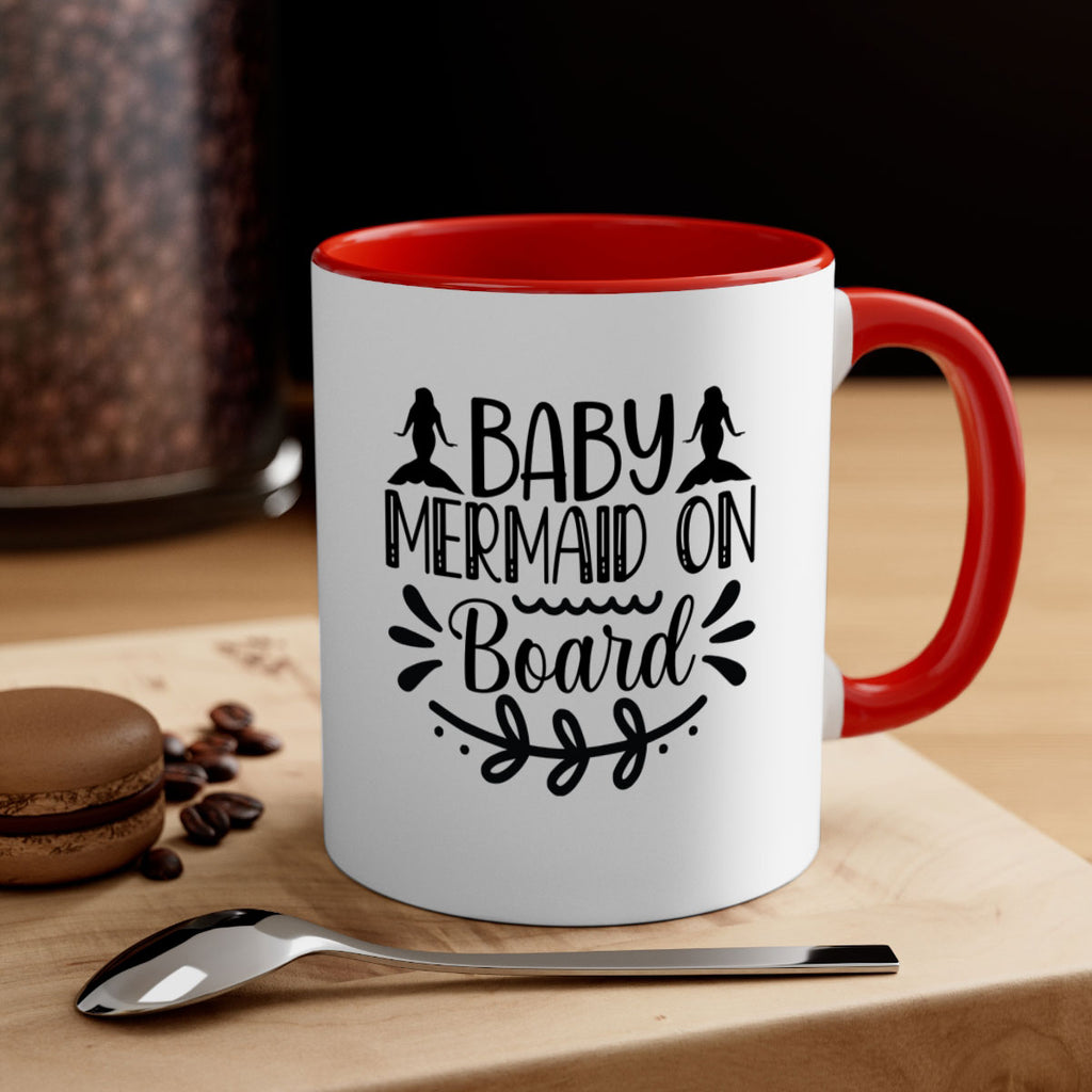 Baby mermaid on board 30#- mermaid-Mug / Coffee Cup