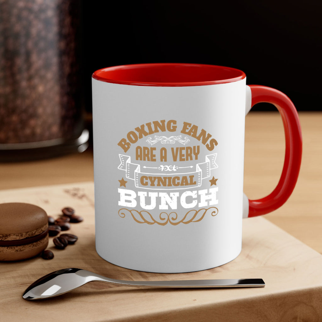 Boxing fans are a very cynical bunch 1723#- boxing-Mug / Coffee Cup