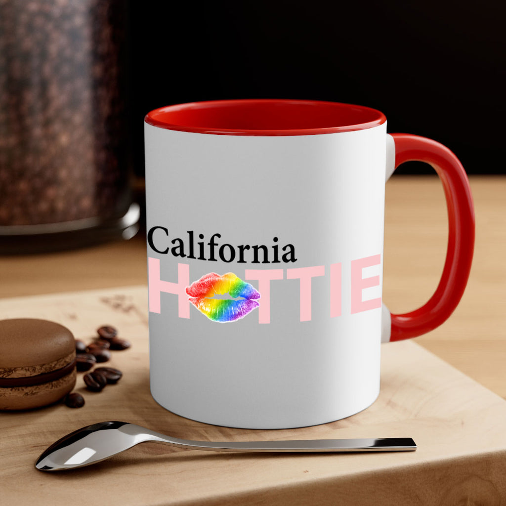 California Hottie with rainbow lips 5#- Hottie Collection-Mug / Coffee Cup