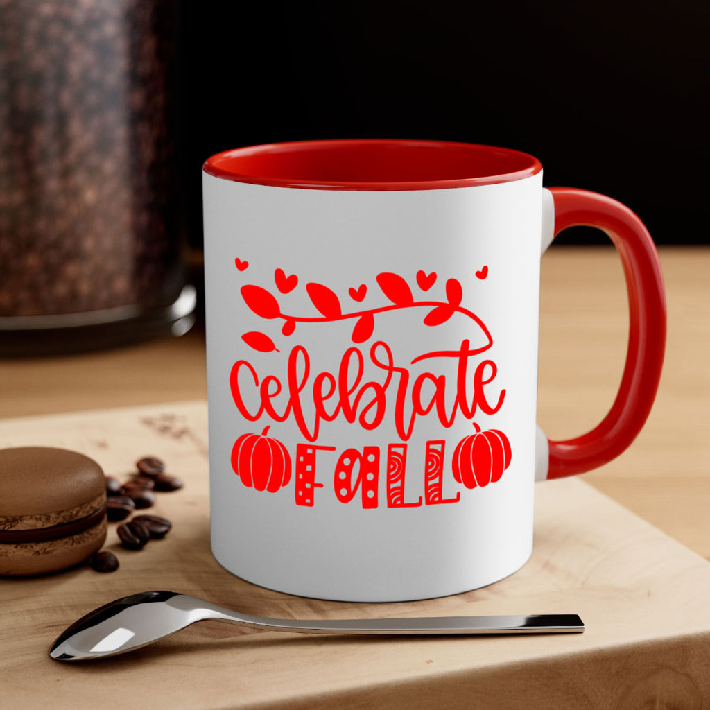 Celebrate Fall 59#- fall-Mug / Coffee Cup