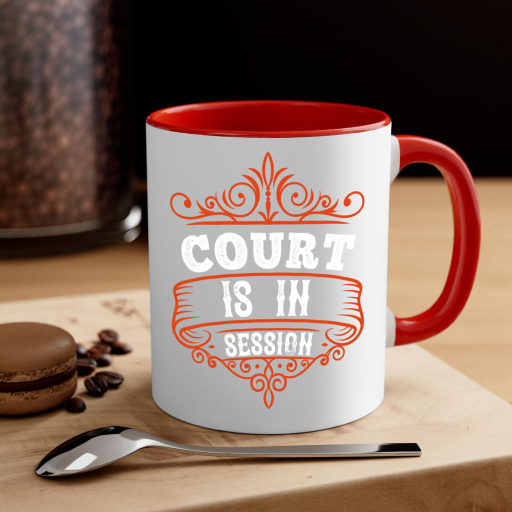 Court is in ball session 1570#- basketball-Mug / Coffee Cup