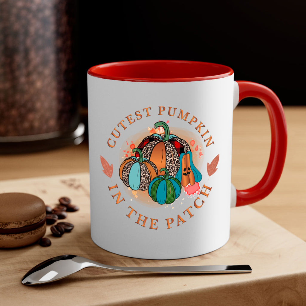 Cutest Pumpkin in the Patch 65#- fall-Mug / Coffee Cup