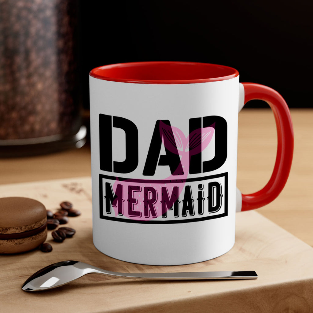 Dad mermaid 111#- mermaid-Mug / Coffee Cup