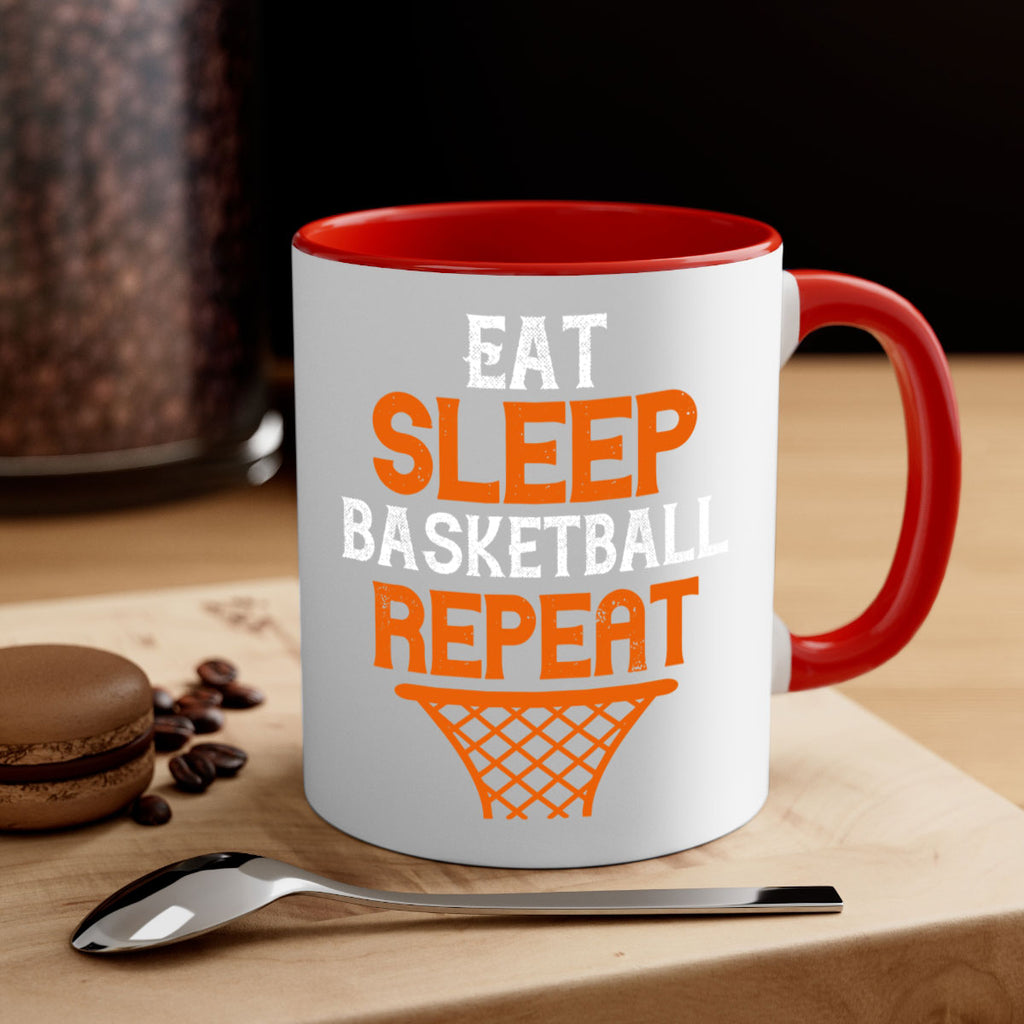 Eat more sleep basketball repeat 2350#- basketball-Mug / Coffee Cup
