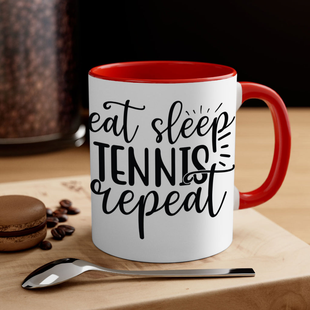 Eat sleep Tennis repeat 1293#- tennis-Mug / Coffee Cup