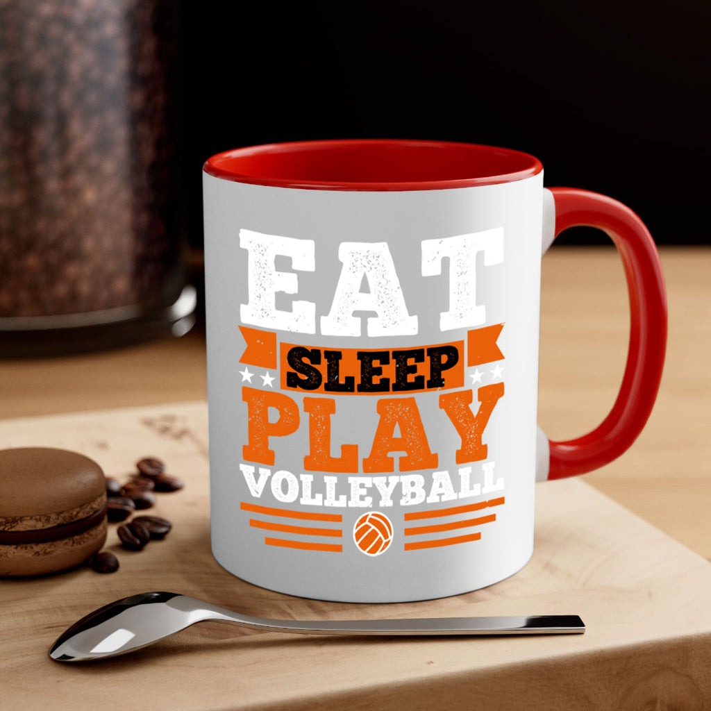 Eat sleep play volleyball 2340#- basketball-Mug / Coffee Cup