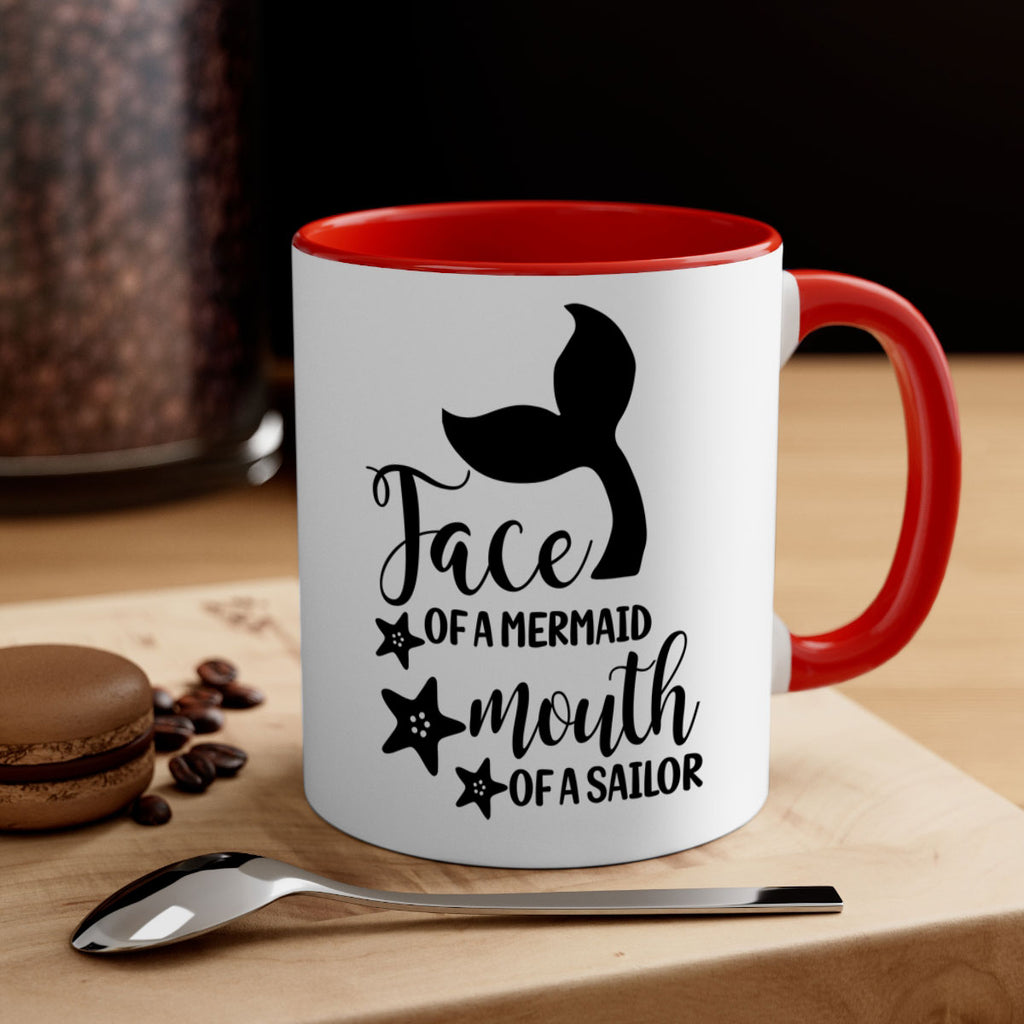 Face of a Mermaid mouth 165#- mermaid-Mug / Coffee Cup