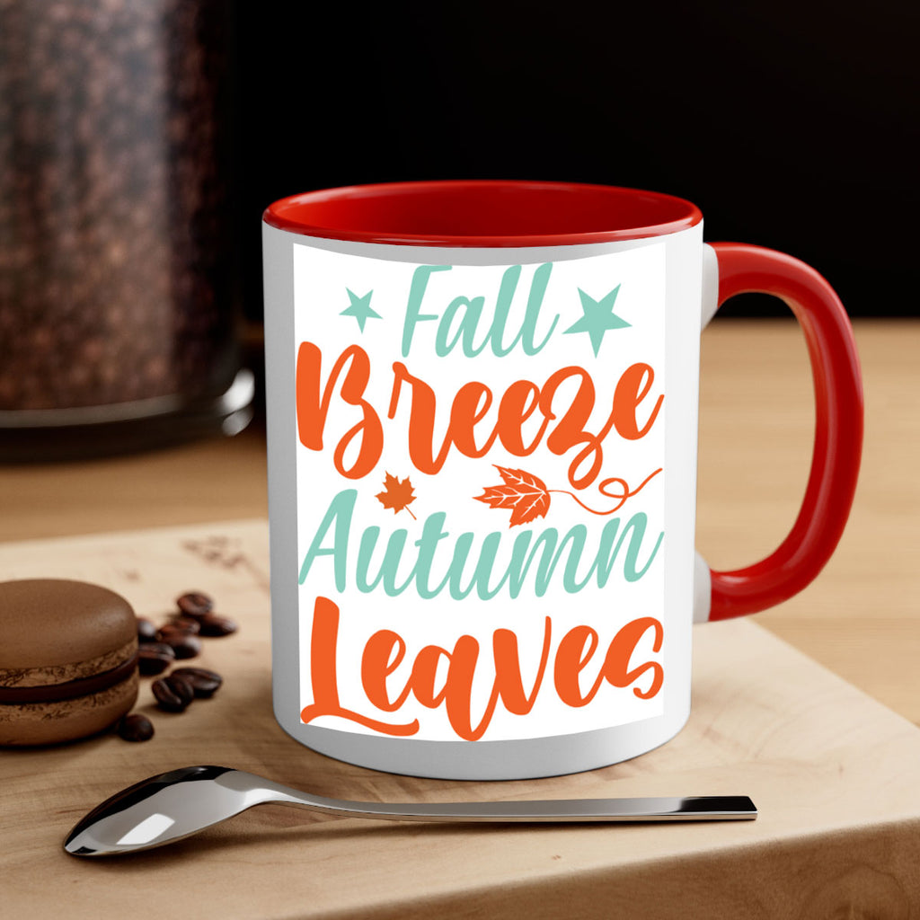 FallBreezeAutumnLeaves 147#- fall-Mug / Coffee Cup