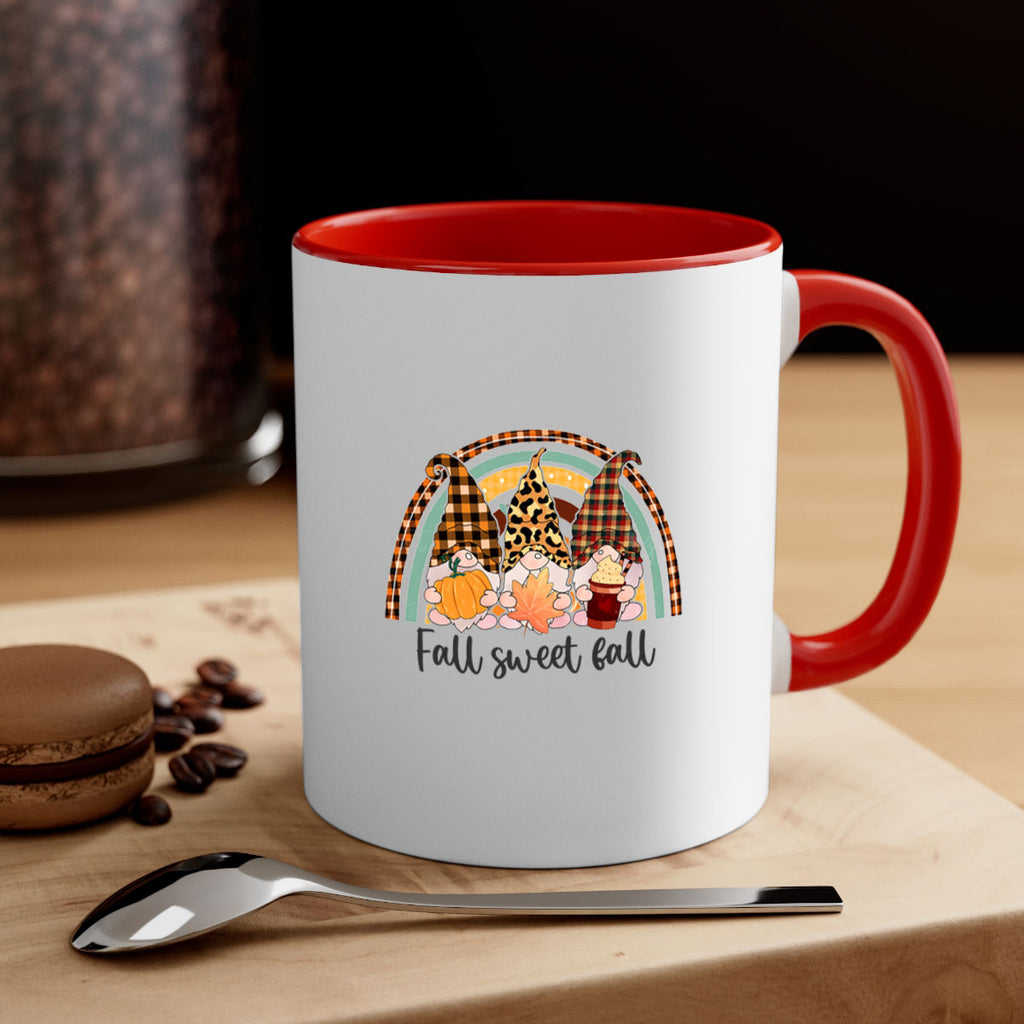 FallSweetFallGnomeRainbow 162#- fall-Mug / Coffee Cup