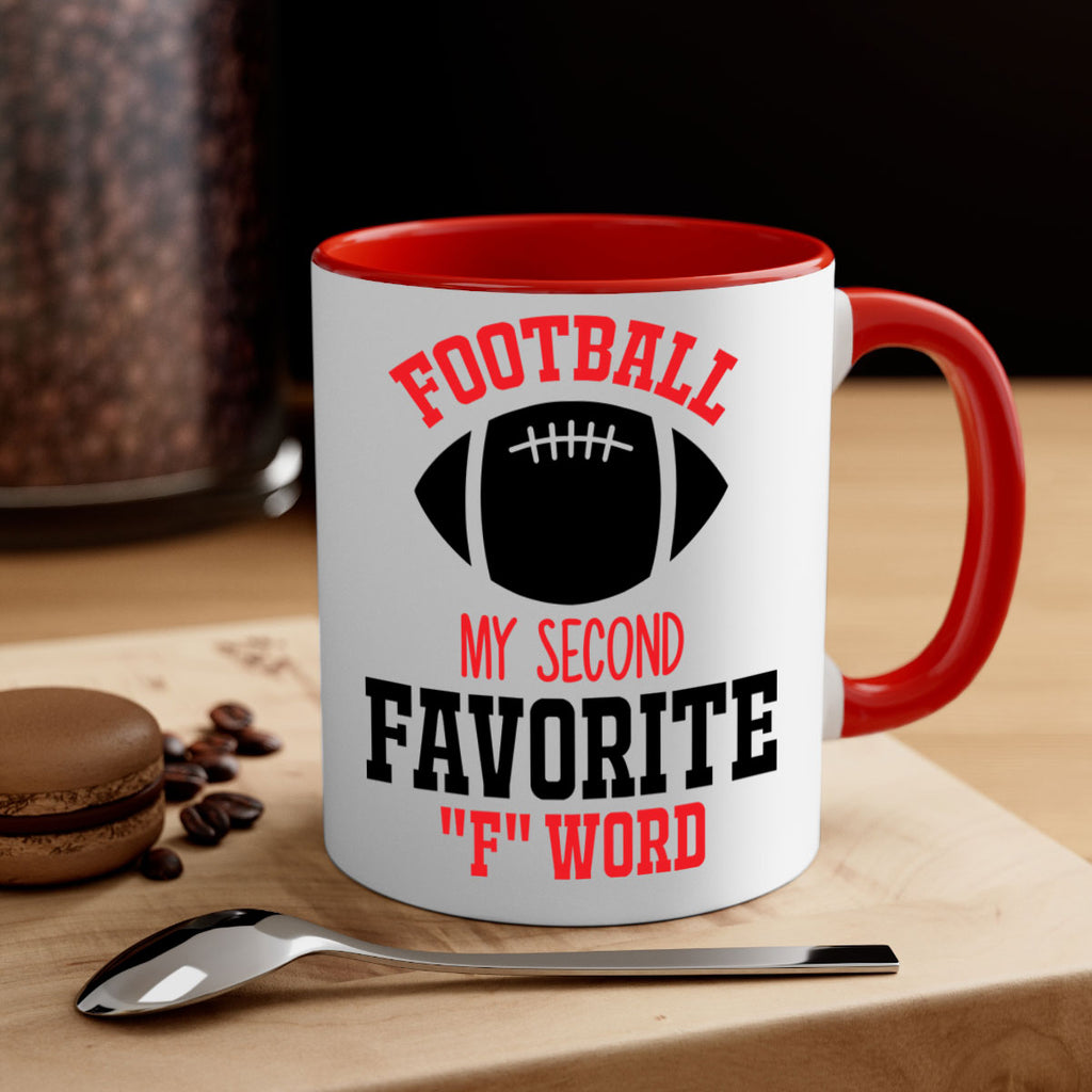 Football my second favorite F word 1234#- football-Mug / Coffee Cup
