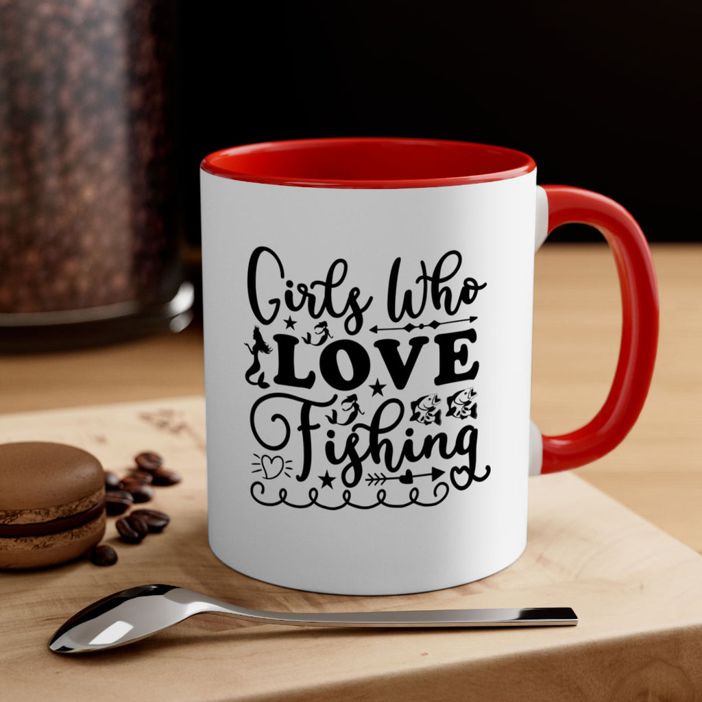 Girls Who Love Fishing 188#- mermaid-Mug / Coffee Cup