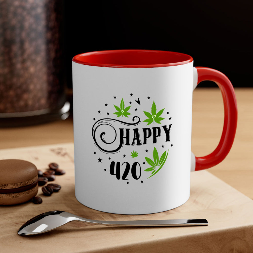 Happy 420 101#- marijuana-Mug / Coffee Cup