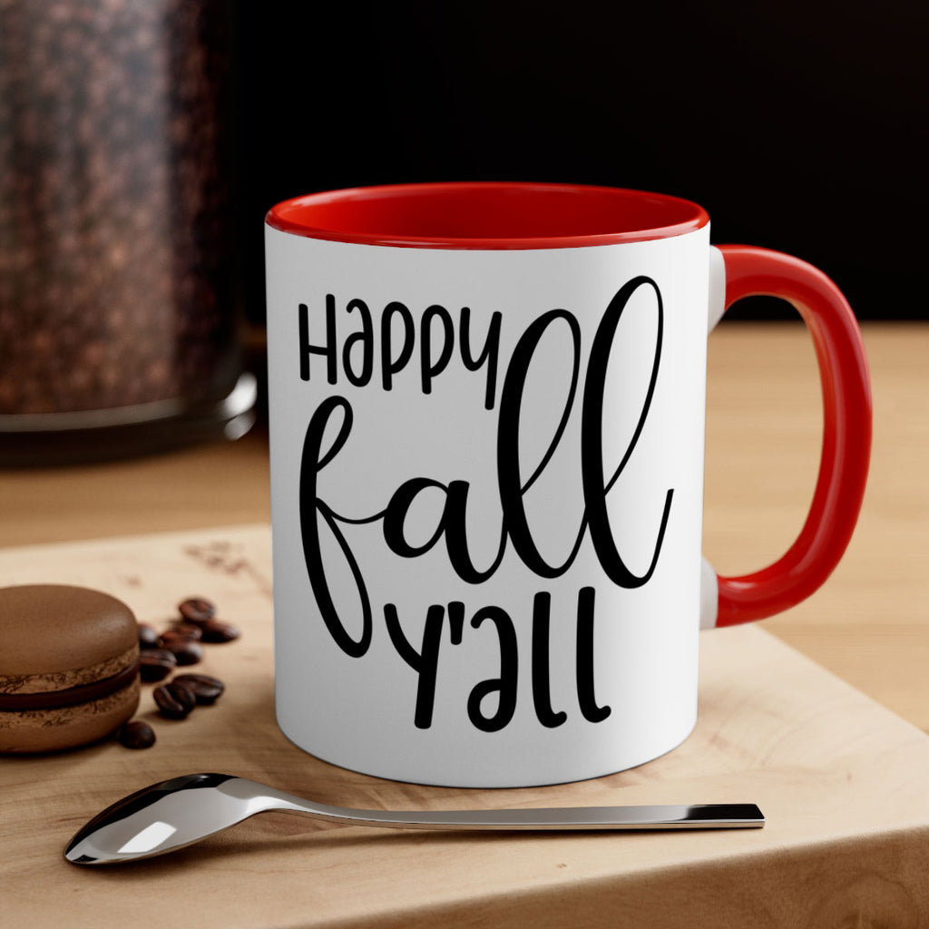 Happy Fall Y all 224#- fall-Mug / Coffee Cup