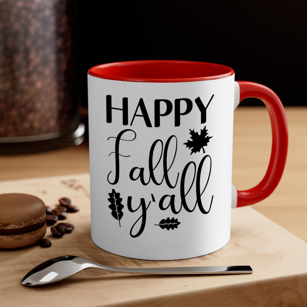 Happy Fall Y all 225#- fall-Mug / Coffee Cup