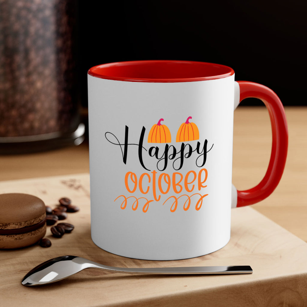 Happy October 238#- fall-Mug / Coffee Cup