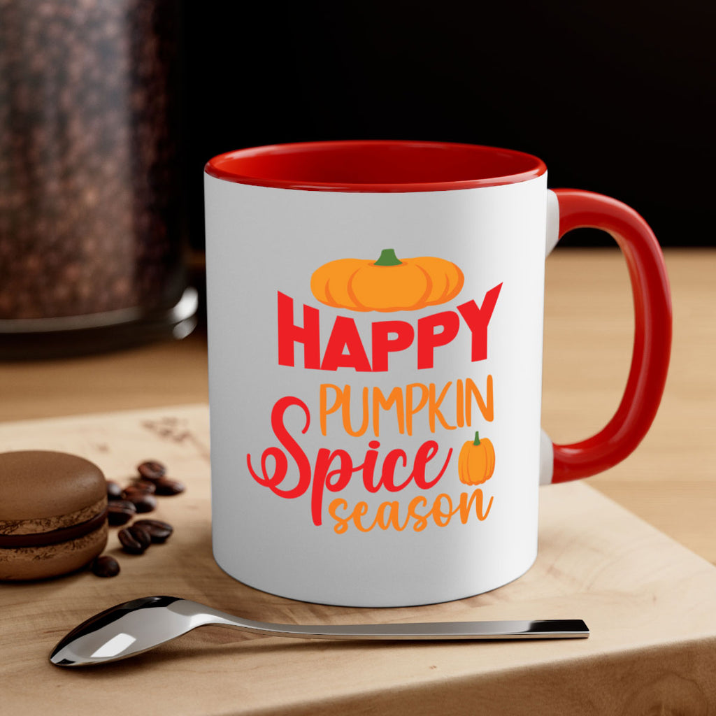 HappyPumpkinSpiceSeason 259#- fall-Mug / Coffee Cup