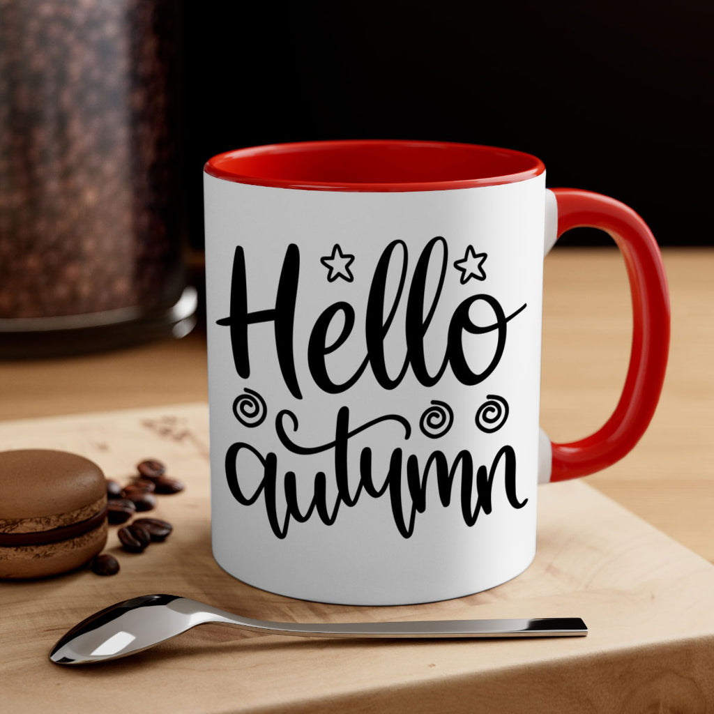Hello Autumn 270#- fall-Mug / Coffee Cup