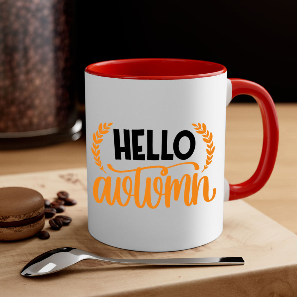 Hello Autumn 493#- fall-Mug / Coffee Cup
