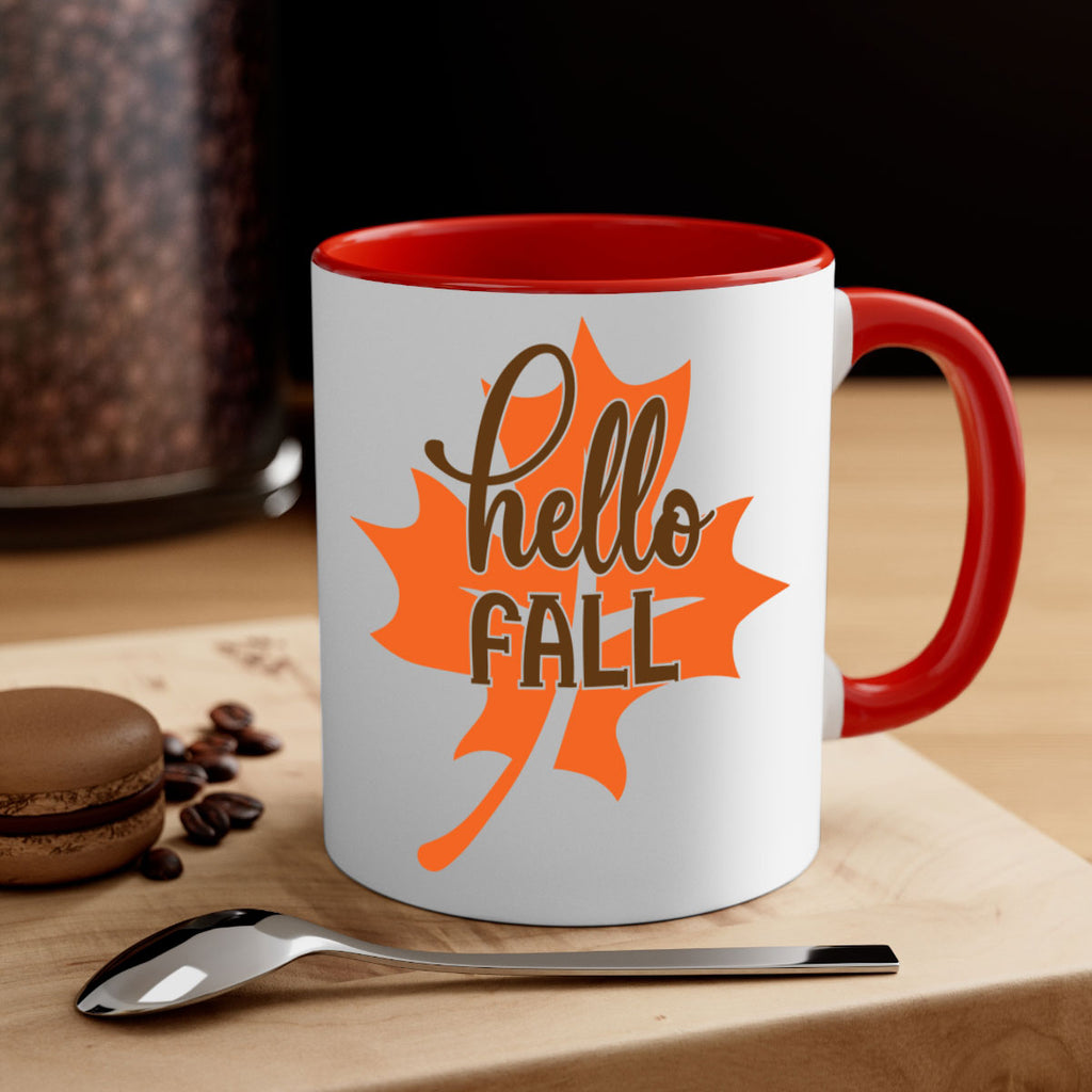 Hello Fall 273#- fall-Mug / Coffee Cup