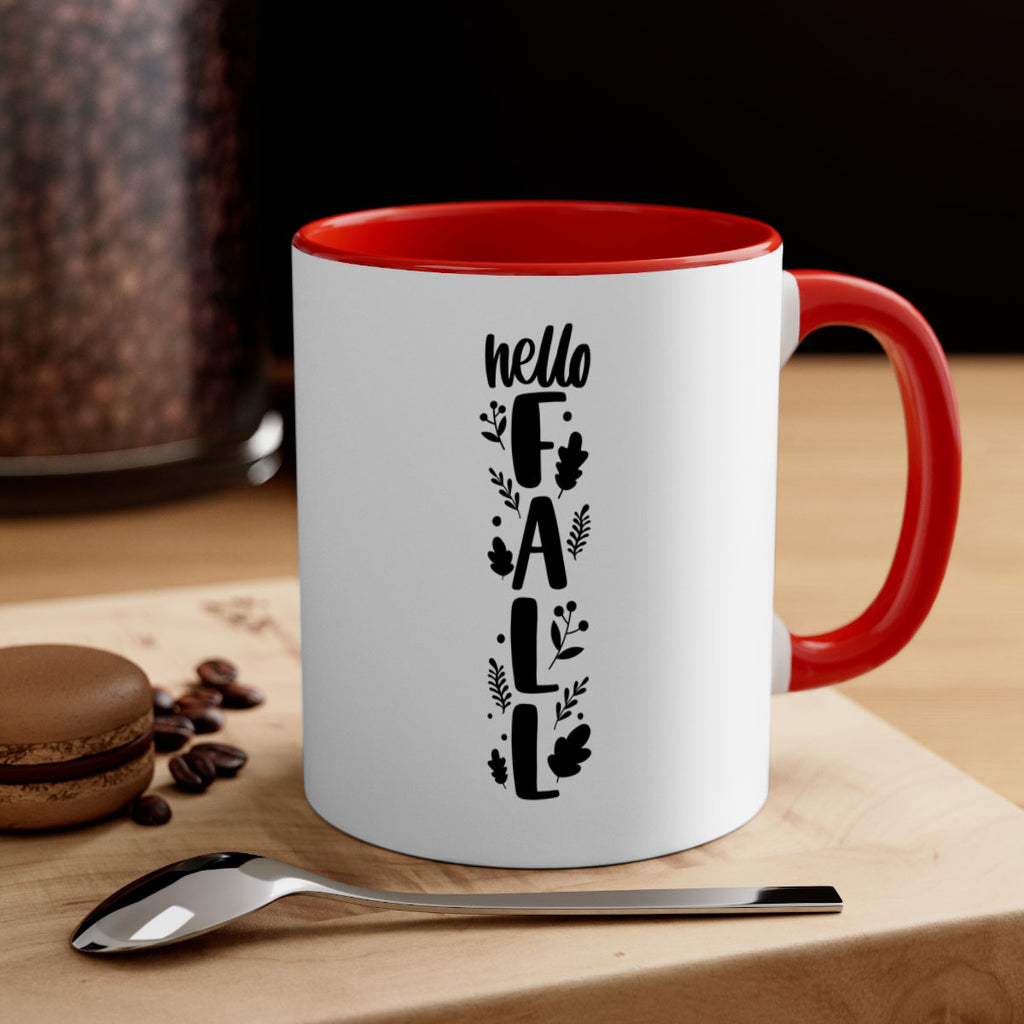 Hello Fall 495#- fall-Mug / Coffee Cup
