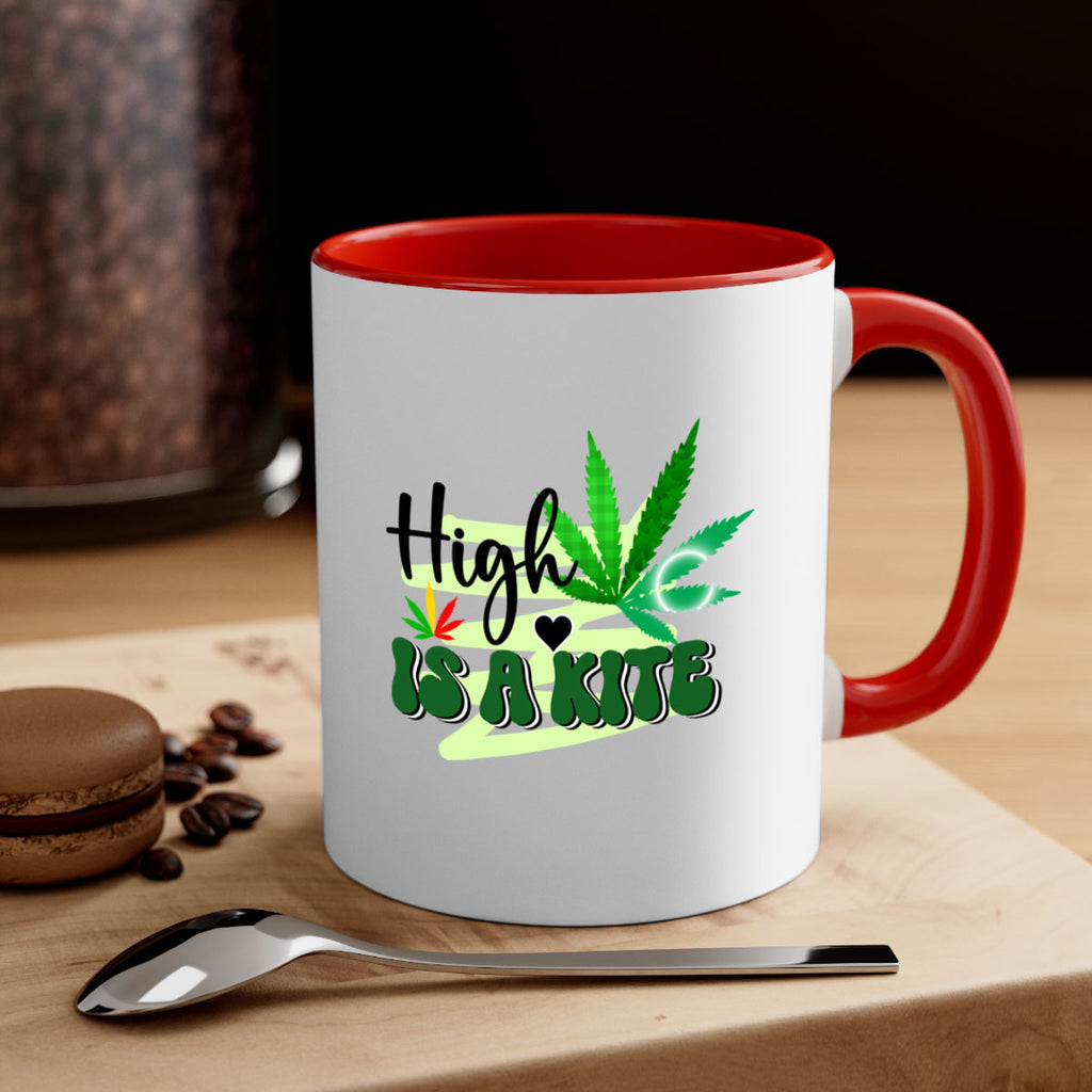 High is a Kite 116#- marijuana-Mug / Coffee Cup