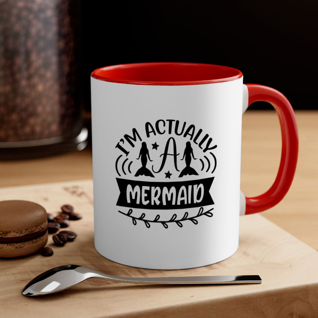Im actually a mermaid 257#- mermaid-Mug / Coffee Cup