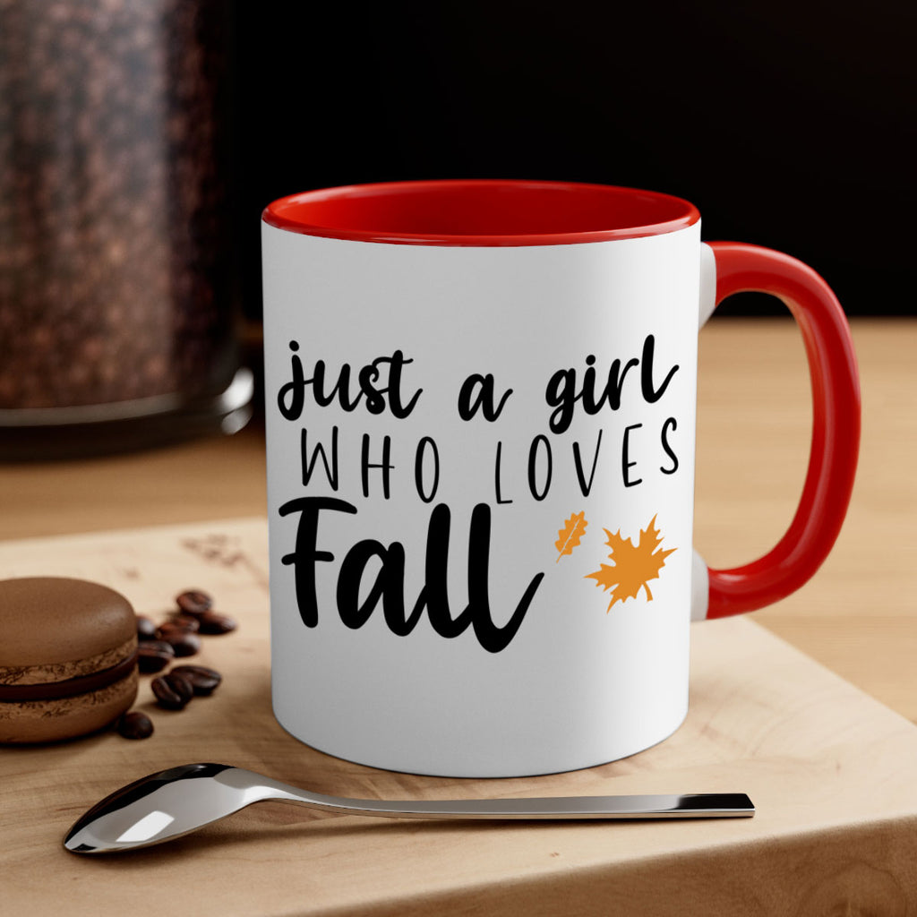 Just A Girl Who Loves Fall 380#- fall-Mug / Coffee Cup