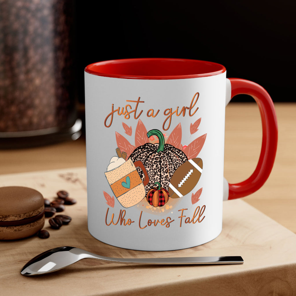 Just A Girl Who Loves Fall 384#- fall-Mug / Coffee Cup