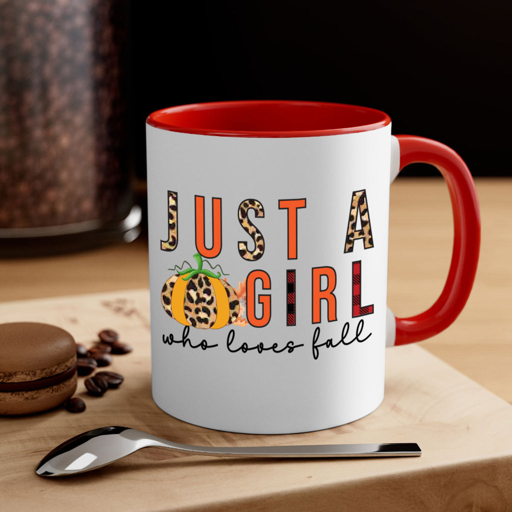 Just a Girl Who Loves Fall 382#- fall-Mug / Coffee Cup