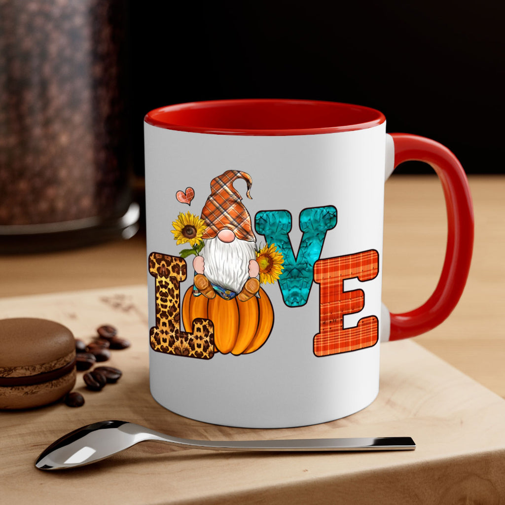 LOVEFallGnome 417#- fall-Mug / Coffee Cup