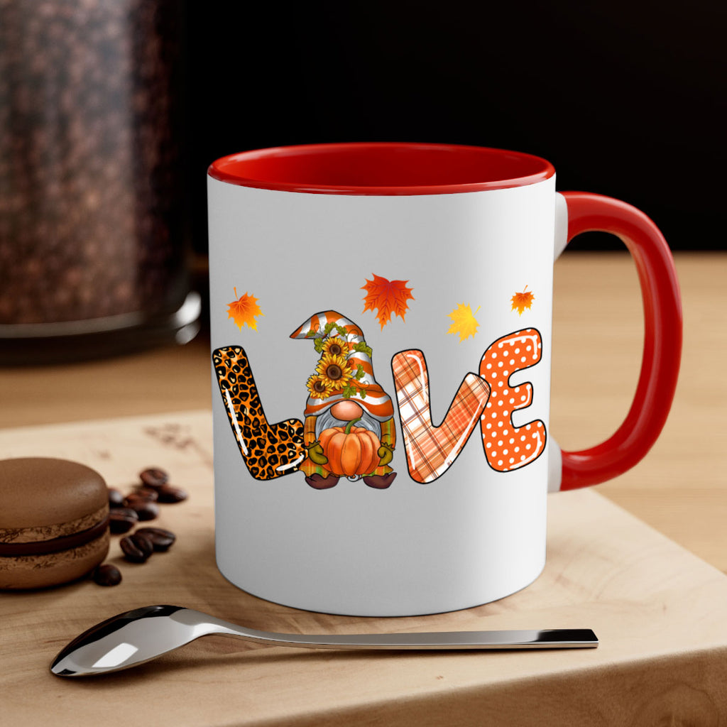 LOVEFallGnomeAutumn 416#- fall-Mug / Coffee Cup