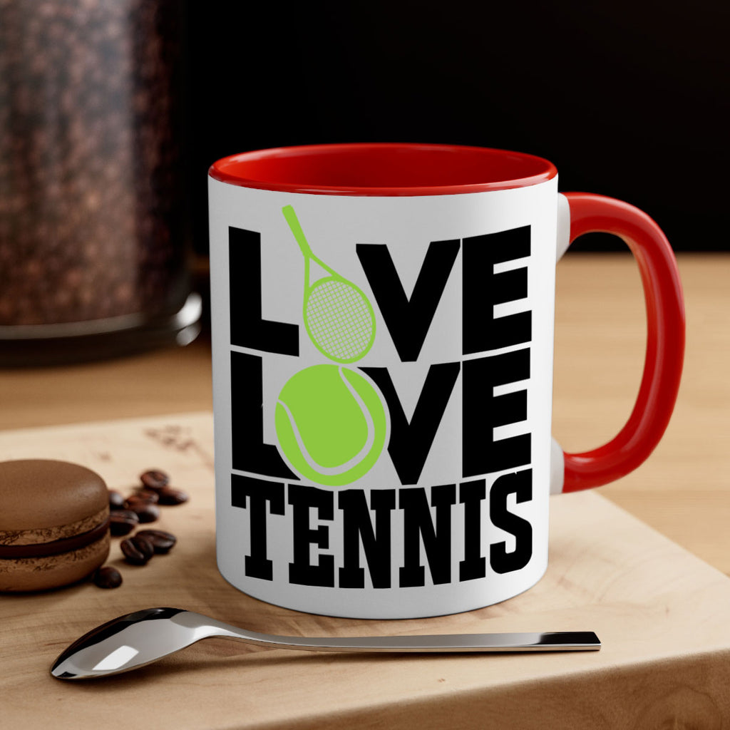 Live Love Tennis 799#- tennis-Mug / Coffee Cup