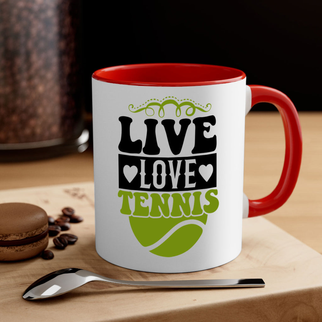Live Love Tennis 817#- tennis-Mug / Coffee Cup