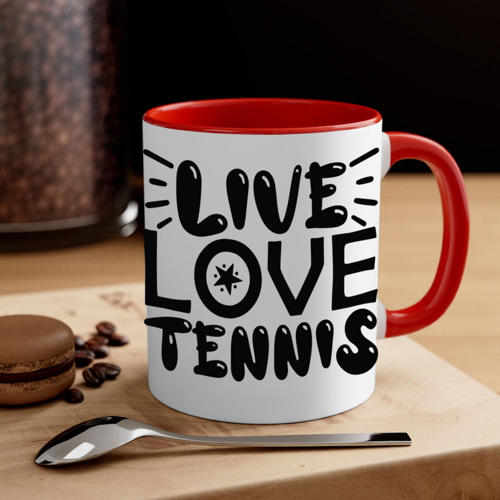 Live love Tennis 800#- tennis-Mug / Coffee Cup